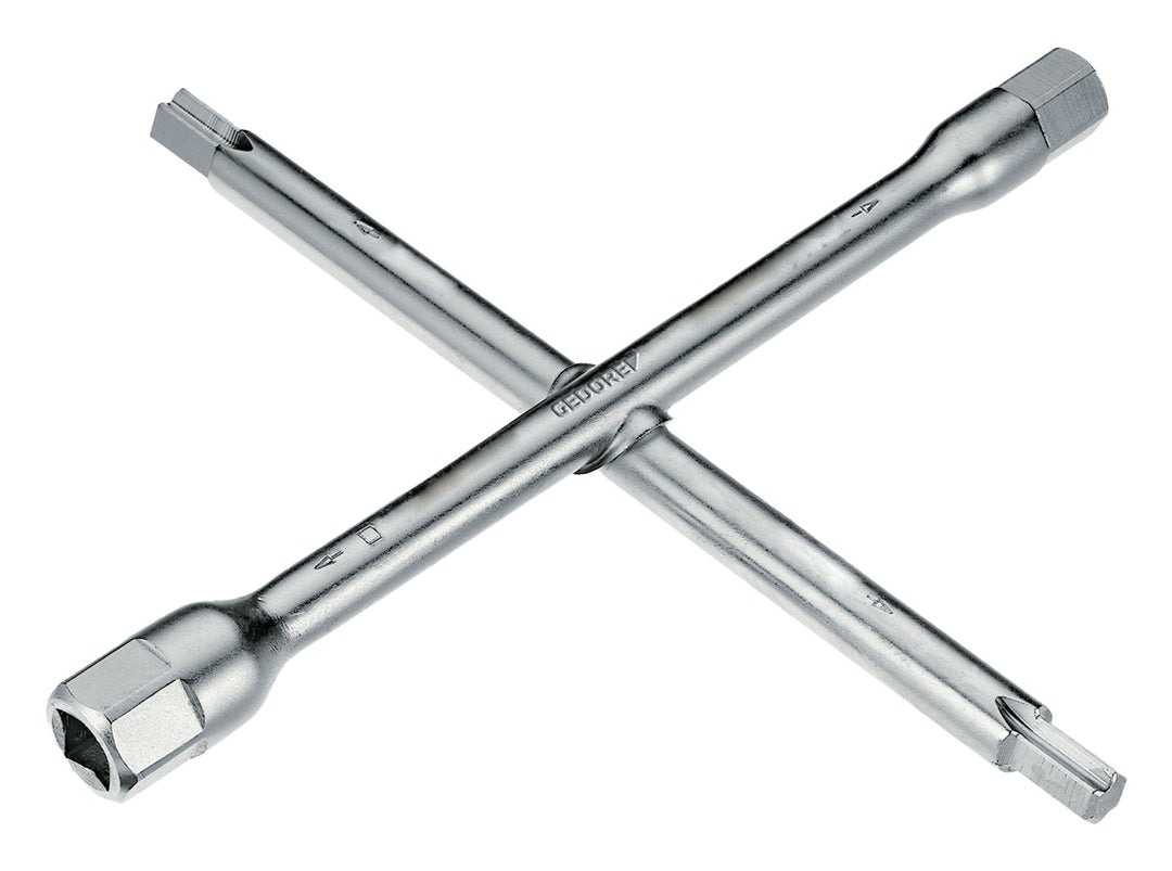 Sanitärkreuzschlüssel 378500 220x220mm 14-Fach-Funktion GEDORE