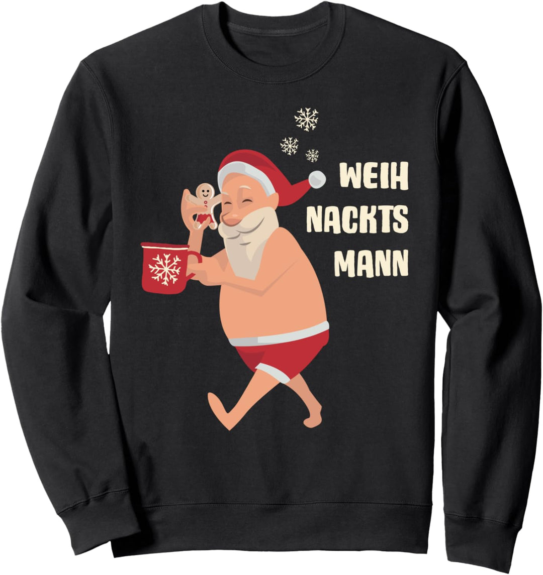 Weihnachtspullover Weihnachtspulli Nackter Oberkörper Nackt Sweatshirt
