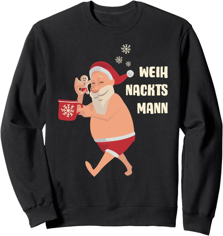 Weihnachtspullover Weihnachtspulli Nackter Oberkörper Nackt Sweatshirt