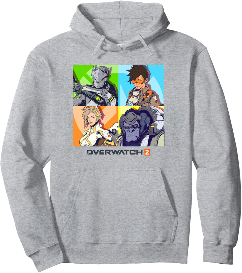 Overwatch 2 Group Box Up Icons Pullover Hoodie