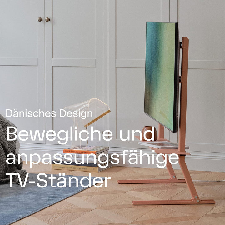Pedestal Bendy Tall Standfuss für TV 40 bis 70 Zoll | Hochwertiger Fernseher Bodenständer | Modische