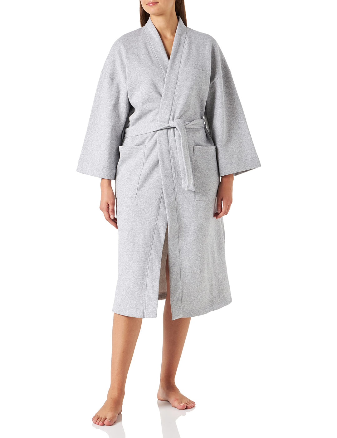 CCDK Copenhagen Damen Ccdk Kimono Grey Melange Nightgown S Grey Melange, S Grey Melange