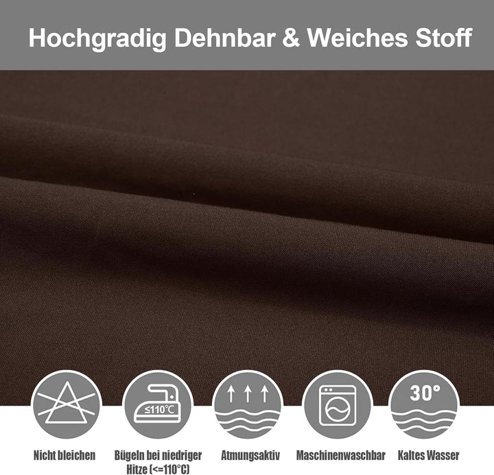 Yugarlibi Stuhlhussen 4er Set Stretch Stuhlhussen Schwingstuhl Elastische Hussen Stuhlbezug Abnehmba