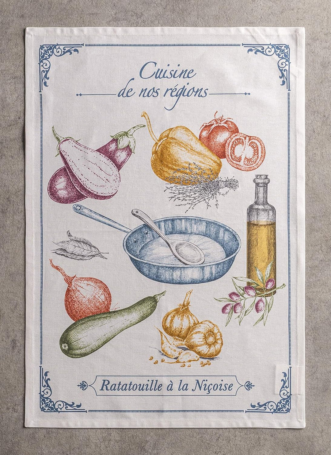Maison d' Hermine Gastronomie Geschirrtücher, 100 % Baumwolle, Mehrzweck-Küchentuch, weich, saugfähi