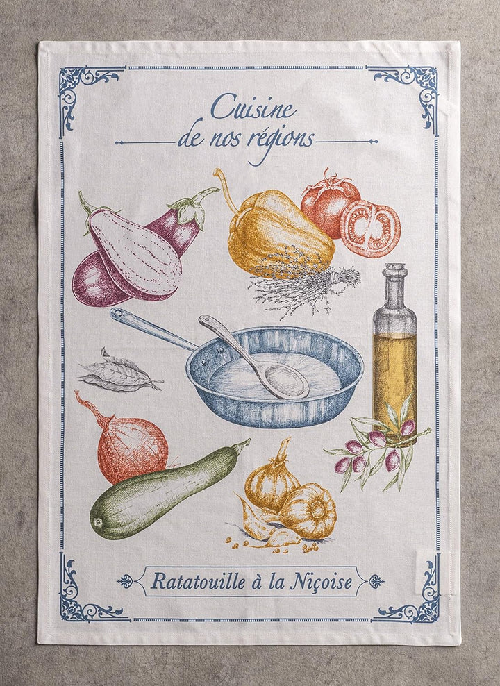 Maison d' Hermine Gastronomie Geschirrtücher, 100 % Baumwolle, Mehrzweck-Küchentuch, weich, saugfähi