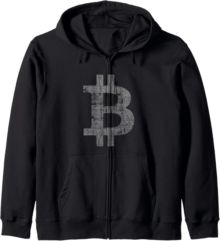 Bitcoin-Kryptowährungshändler BTC & Blockchain Kapuzenjacke