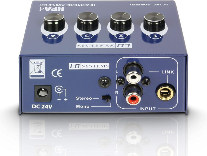LD Systems LDHPA4 Kopfhörerverstärker (4 Kanal)