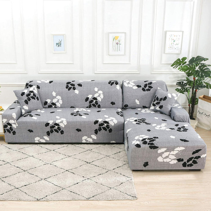 Sofabezüge, Moderne Elastischer Sofabezug Stretch 1/2/3/4 Sitzer Couchbezug Antirutsch Blumendruck S