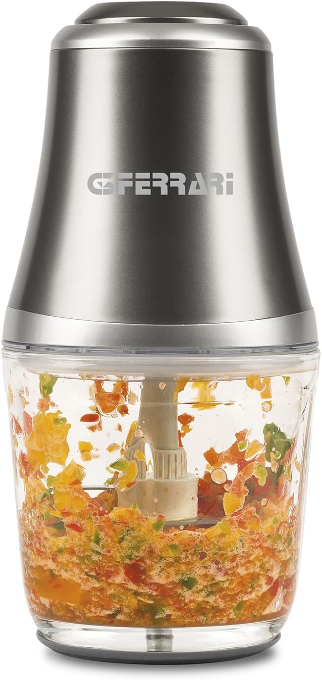 G3 Ferrari G20163 Zerkleinerer Vetromix, 500 W, Glasbecher 500 ml; 4 Edelstahlklingen, Pulsbetrieb,