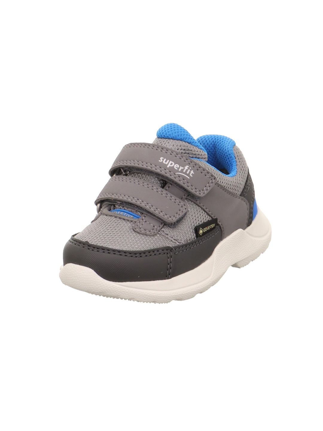 Superfit Mädchen Rush Sneaker 20 EU Hellgrau Blau 2500, 20 EU Hellgrau Blau 2500