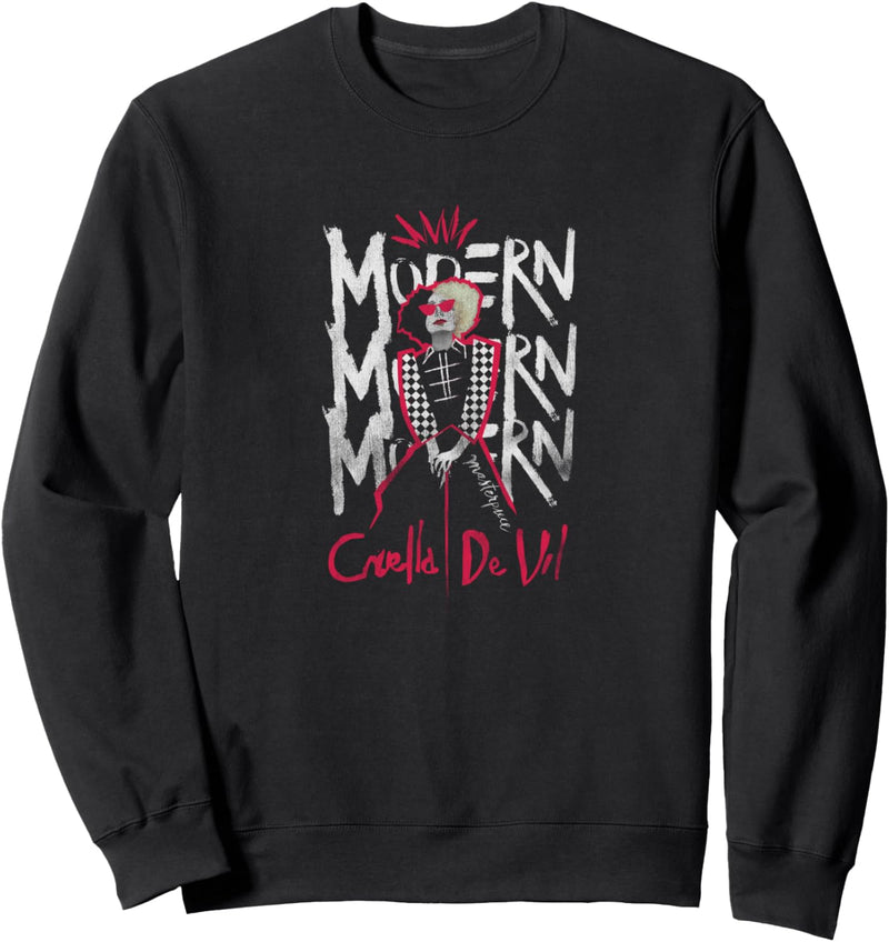 Disney Cruella De Vil Modern Stack Sweatshirt