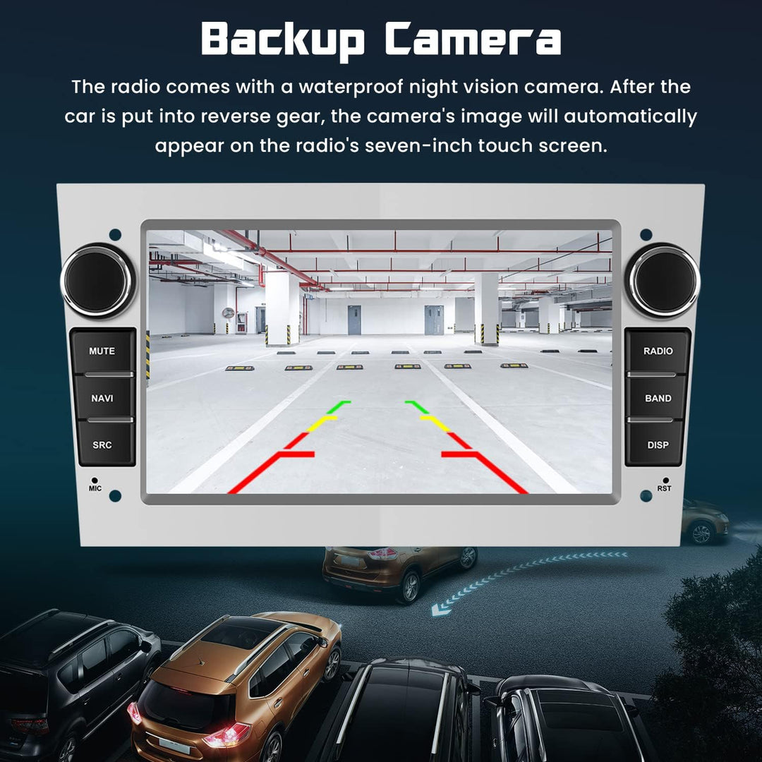 Hikity 1+32GB Android Autoradio 2 Din mit Navi für Opel Astra Corsa Antara, 7 Zoll Touchscreen Radio