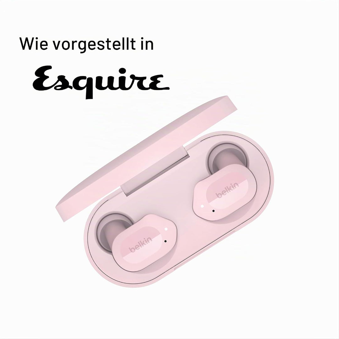 Belkin SOUNDFORM Play True Wireless In-Ear-Kopfhörer, Kopfhörer kabellos, 3 EQ-Voreinstellungen, sch
