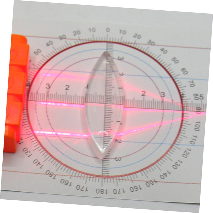 Cabilock Optik-experimentierset Physik Lernlabor Lichtbrechung Prisma Konvexe Linse Präzises Wissens