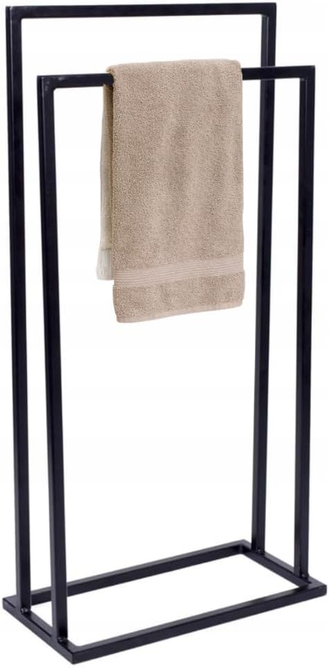 Handtuchhalter Stehend 100 cm - Modern Farmhouse Möbel - Deko Badezimmer - Handtuchständer - Wandhak