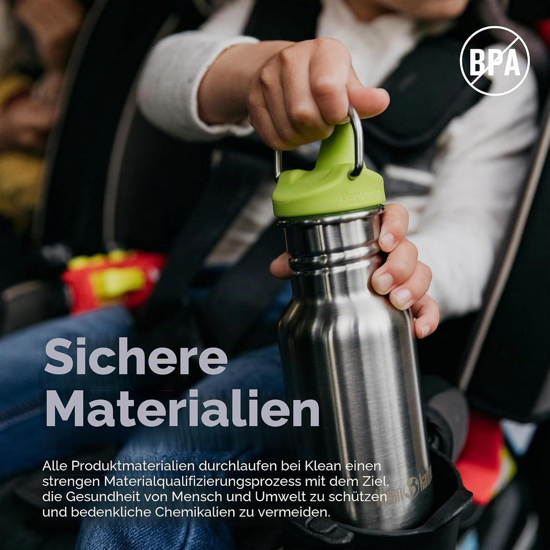Klean Kanteen Unisex – Babys Klean Kanteen-1008770 Flasche, Brushed Stainless, One Size, Brushed Sta