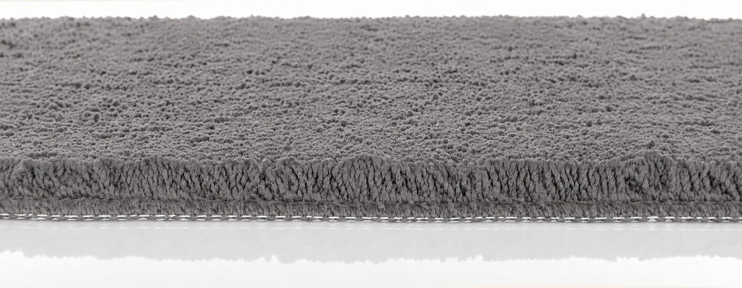 Brandsseller Badematte 70x120 cm Badvorleger Badteppich Badezimmerteppich Duschvorleger Grau