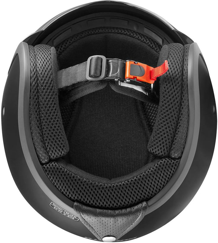 Bogotto V537 Solid Jethelm Schwarz XS 54, Schwarz XS 54