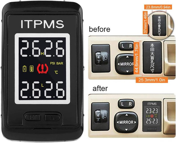 KIMISS Car TPMS Reifendrucküberwachungssystem für ABS Reifendrucküberwachungssystem