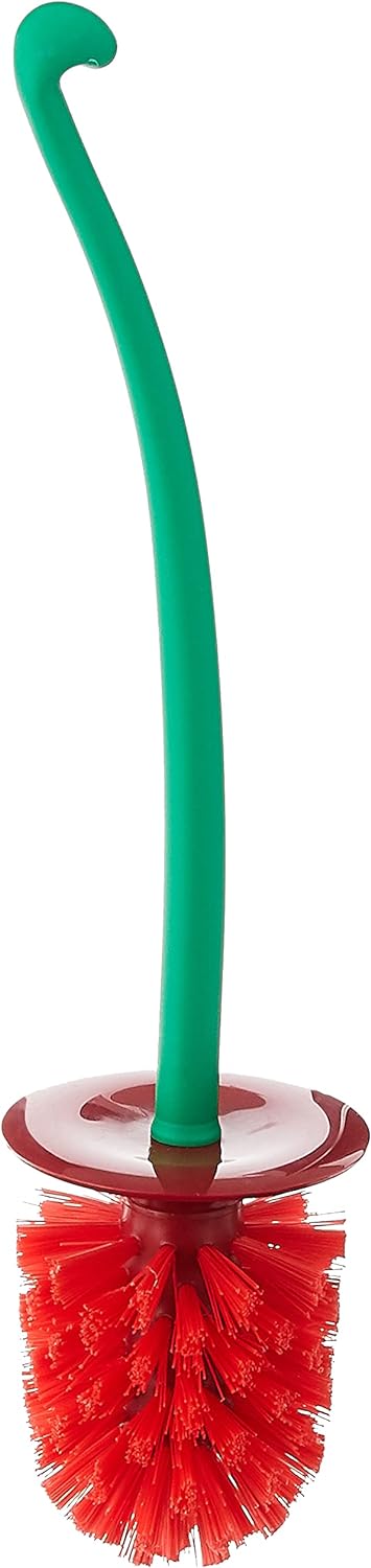 QUALY Toilettenbürste, Kunststoff, Rot, Toilet Brush, Toilet Brush and Holder, Toilet Brush Cleaner,