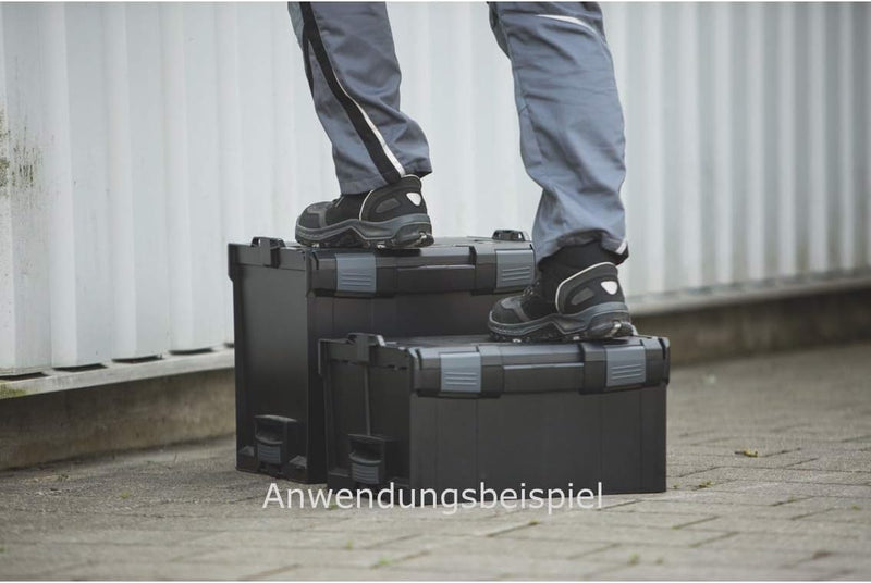 L-BOXX® 238 Bosch Sortimo schwarz leer BSS Werkzeugkoffer Transportbox black, Schwarz