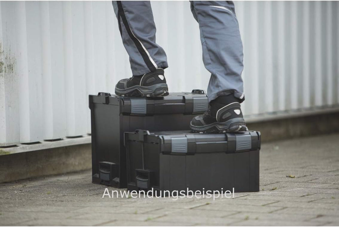 L-BOXX® 374 Bosch Sortimo schwarz leer BSS Werkzeugkoffer Transportbox black, Schwarz
