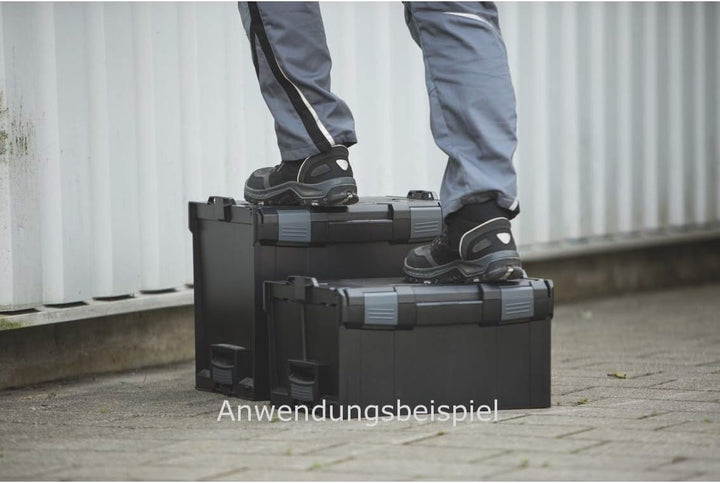 L-BOXX® 374 Bosch Sortimo schwarz leer BSS Werkzeugkoffer Transportbox black, Schwarz