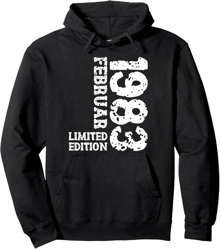 40. Geburtstag Frauen Männer Limited Edition Februar 1983 Pullover Hoodie