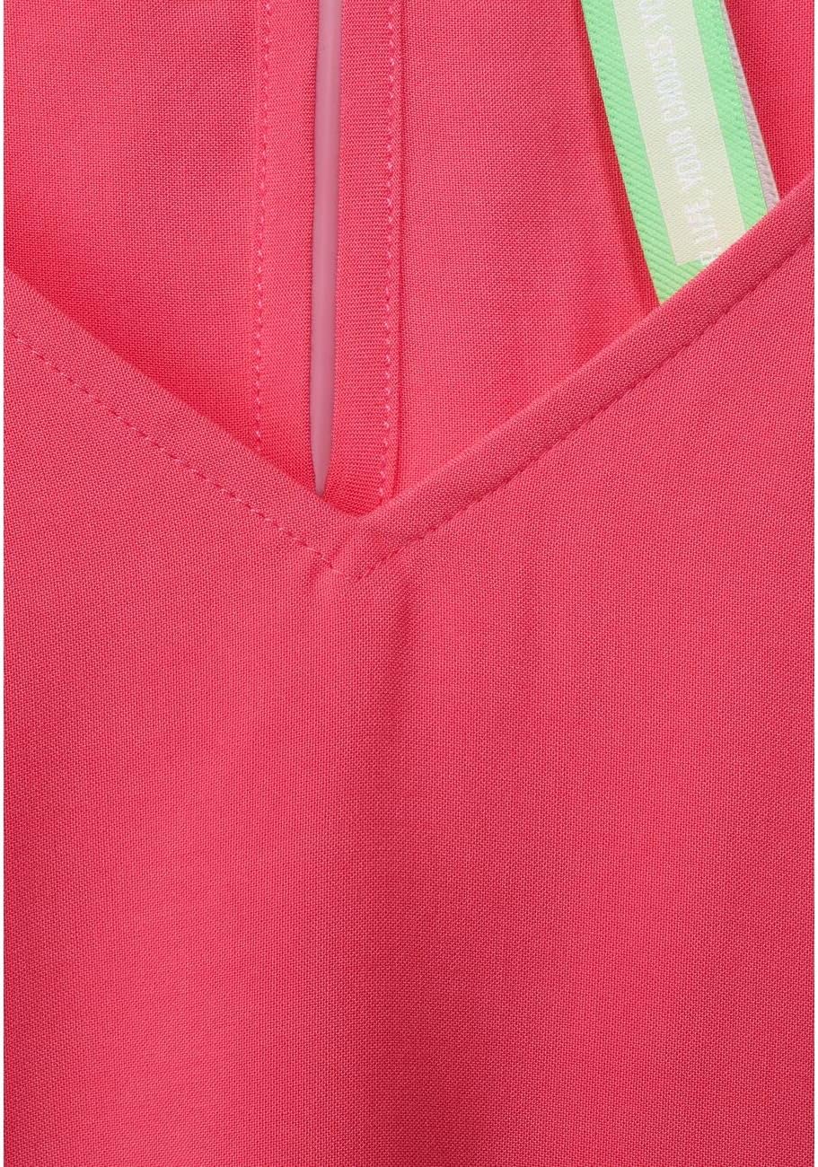 STREET ONE Damen Blusentop 36 Intense Coral, 36 Intense Coral