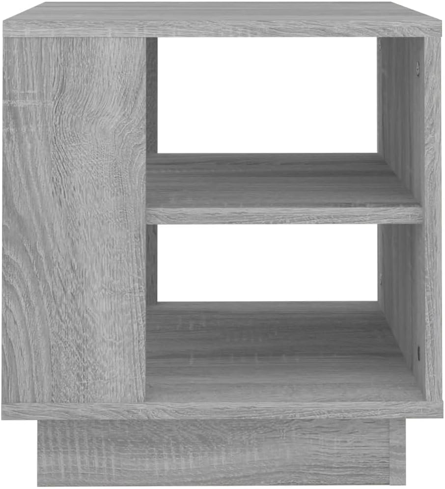 vidaXL Couchtisch mit 2 Ablagen Beistelltisch Wohnzimmertisch Kaffeetisch Sofatisch Teetisch Tisch G