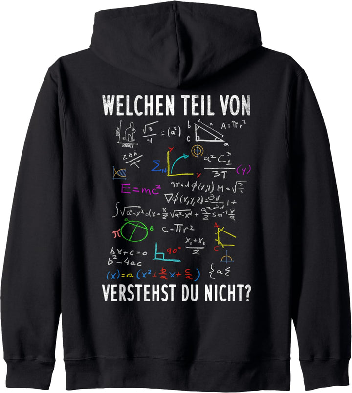 Welchen Teil von verstehst du nicht Mathelehrer Geschenk Kapuzenjacke