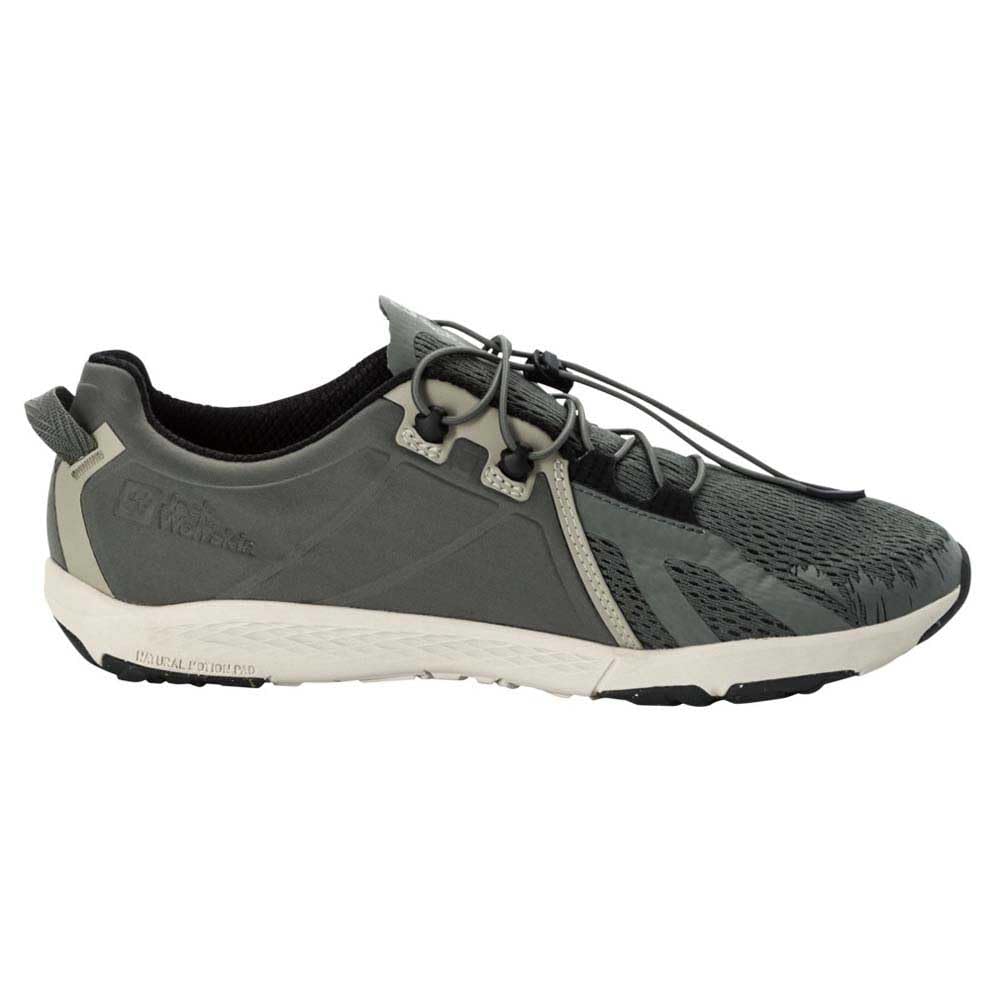 Jack Wolfskin Unisex Spirit A.d.e Low M Walking-Schuh 45 EU Gecko Green, 45 EU Gecko Green