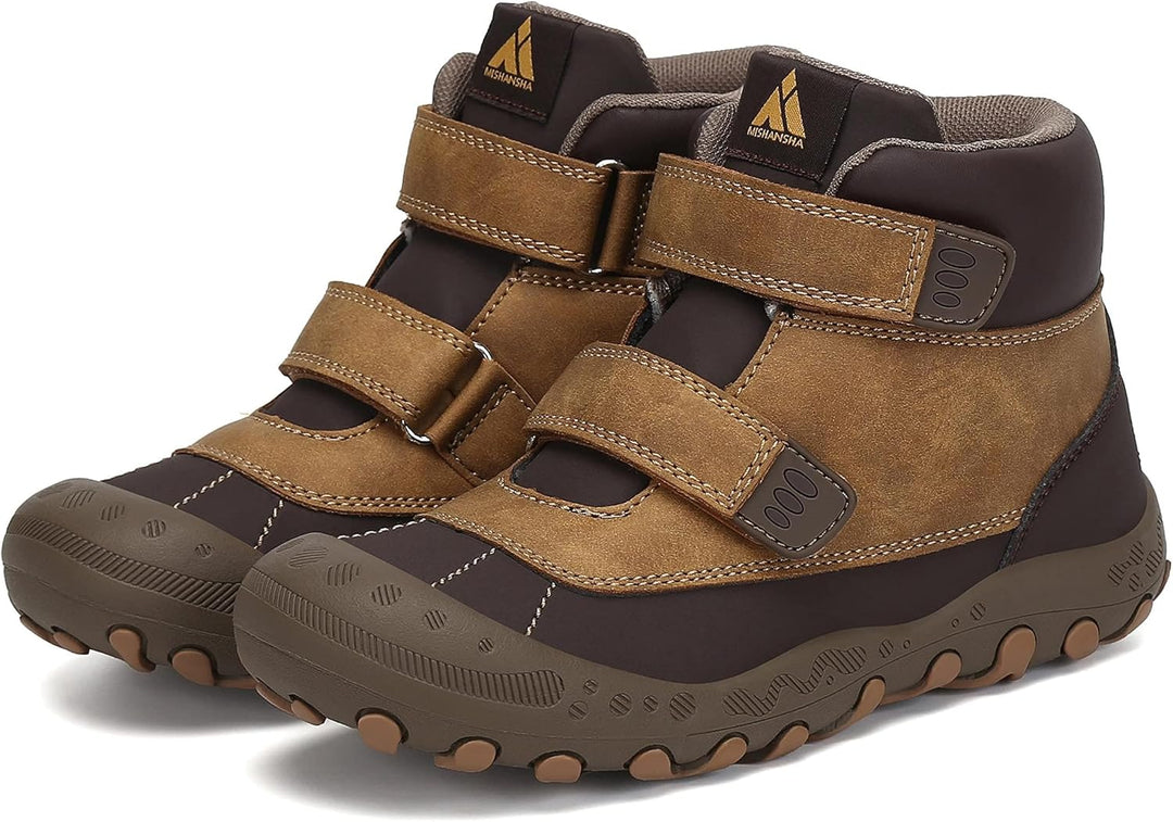 Mishansha Kinder Wanderschuhe Rutschfest Leicht Trekking Wanderstiefel für Jungen Mädchen Gr.24-38 B