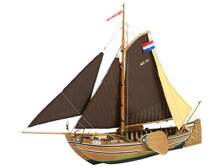 Artesanía Latina - Holzmodellschiff - niederländisches Fischerboot, Botter - Modell 22125, Masstab 1