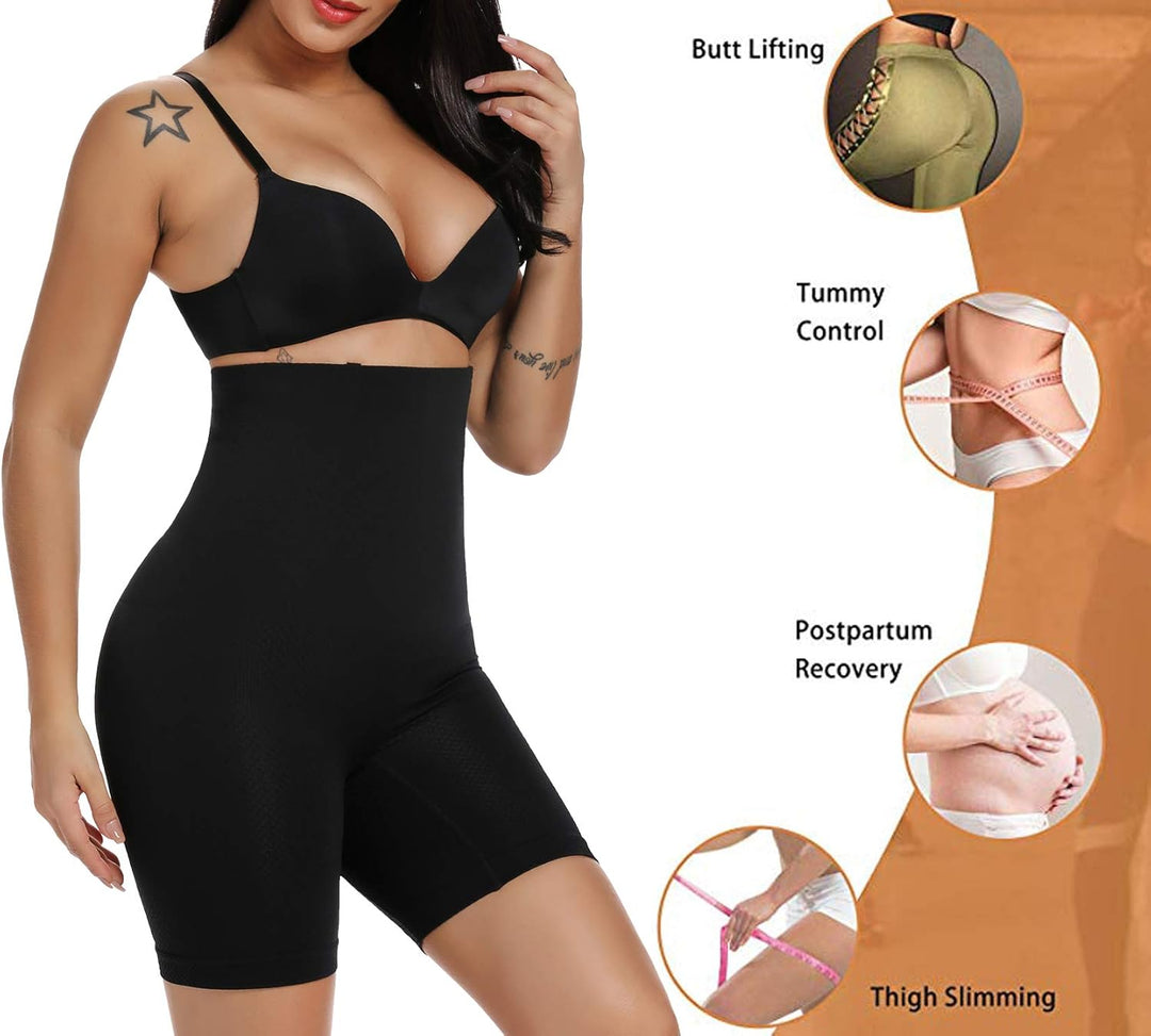 SURE YOU LIKE Damen Figurenformend Miederpants Miederhose Shapewear Bauch-Weg-Effekt Formt Sofort Bo