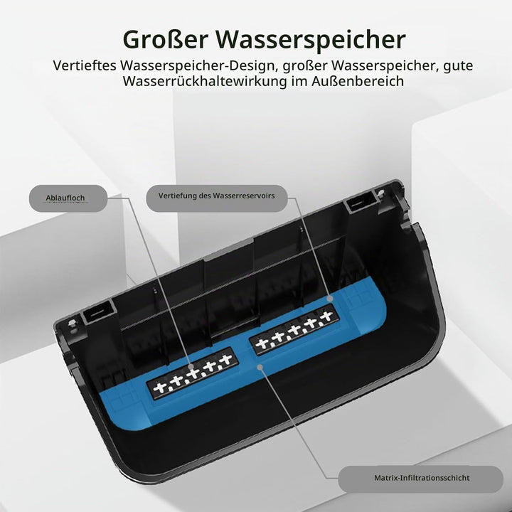 CEIEVER Hängende vertikale Wand Pflanze, Vertikaler Garten Pflanzenwand mit 4 Taschen Wandmontierter