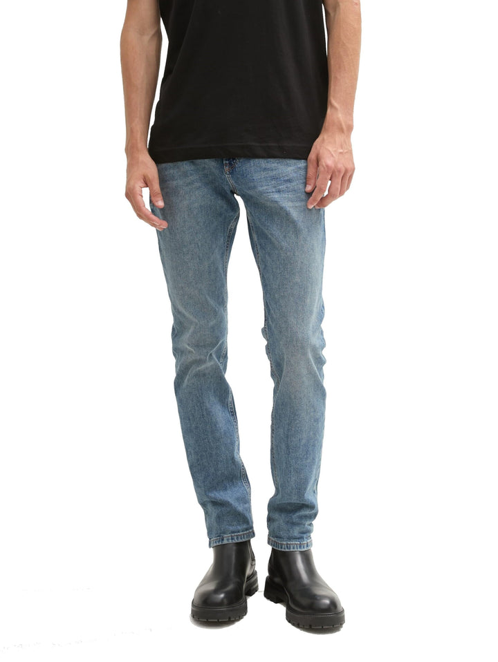 Tom Tailor Herren 1042684 Josh Regular Slim Jeans mit Stretch 29W / 30L 10119 - Used Mid Stone Blue