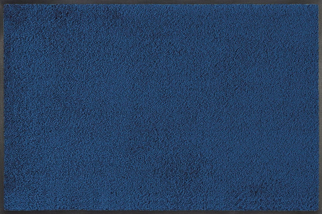 Wash+Dry Navy Fussmatte, Polyamid, blau, 50x75cm, 50x75cm