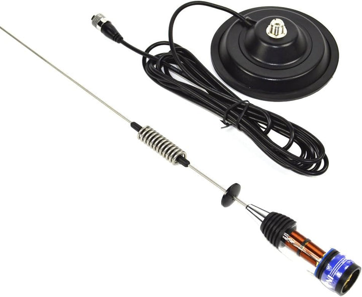 CB-Antenne PNI ML70 PL Verbinder, 145 mm Magnetfuss inklusive, 70 cm, 4 m RG58-Kabel im Lieferumfang