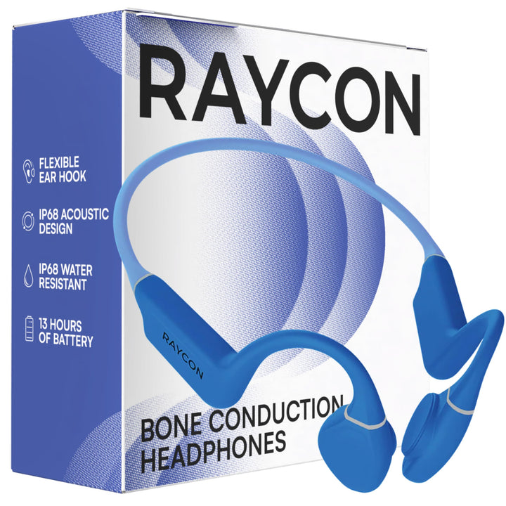 Raycon Knochenleitungs-Kopfhörer, offenes Ohr, Bluetooth-Sport-Ohrhörer mit Mikrofon, IP68 wasserdic