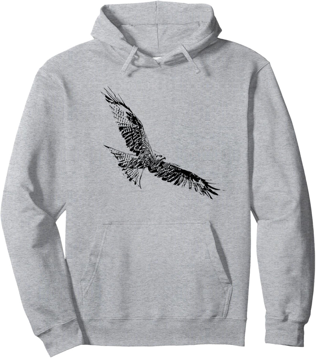 Falke Raubvogel Motiv Vögel Tiere Krallen Schnabel Falken Pullover Hoodie