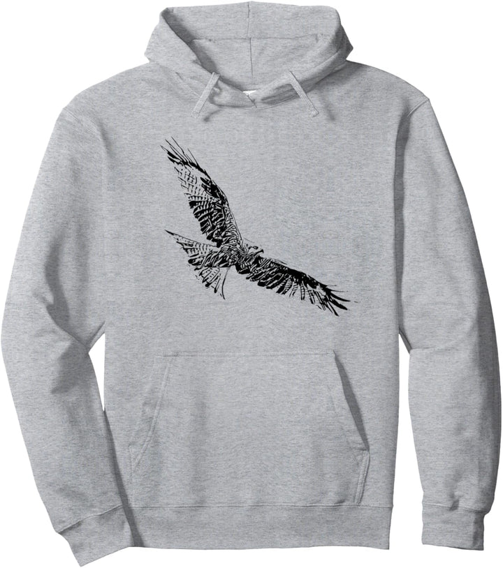 Falke Raubvogel Motiv Vögel Tiere Krallen Schnabel Falken Pullover Hoodie
