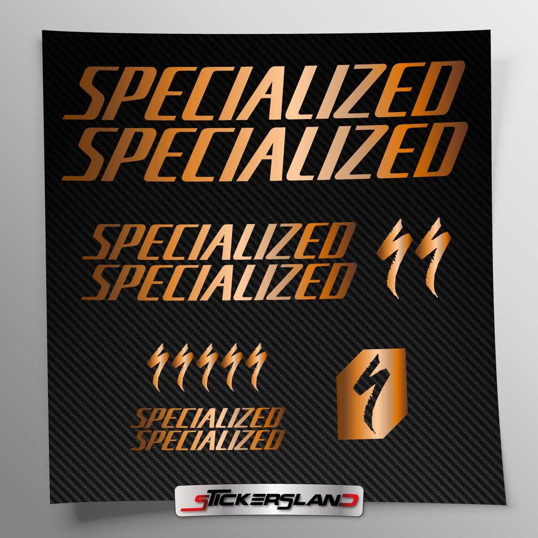 Stickersland® Aufkleber-Set kompatibel mit Rahmen MTB Mountainbike und Helm | Decals Aufkleber für F