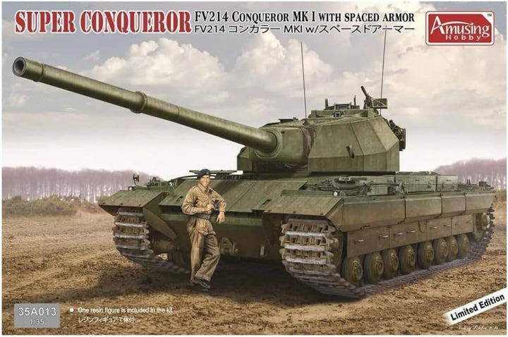Amusing Hobby AMH35A013 AH35A013 Super FV214 Conqueror MK1 with Spaced Armor