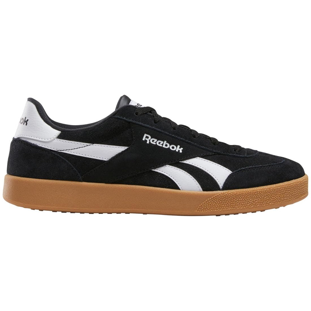 Reebok Smash Edge Leder Turnschuhe blau 41 EU Black White Gum, 41 EU Black White Gum