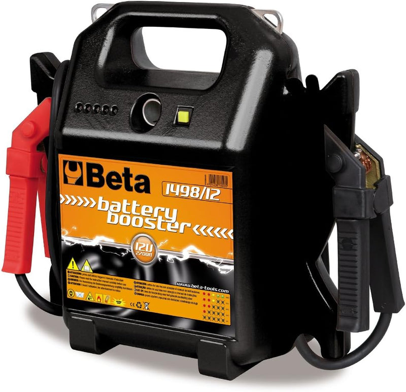 Beta 1498/12 Tragbarer Auto-Starter, Pkw-Anlasser, Auto Starthilfe (12 V, tragbar, Anlassspitzenstro