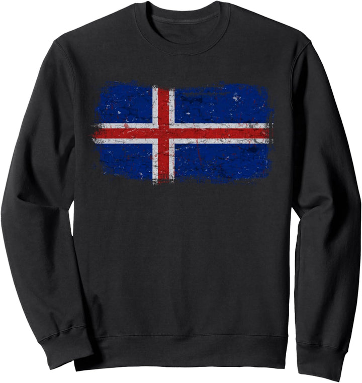 Island Isländische Nationalflagge Sweatshirt