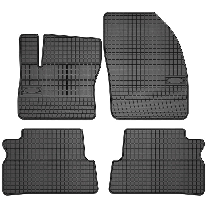 M MOTOS Gummimatten Auto Fussmatte passt für Ford C-Max I 2003-2010 Verbessern Sie Ihren Reisekomfor