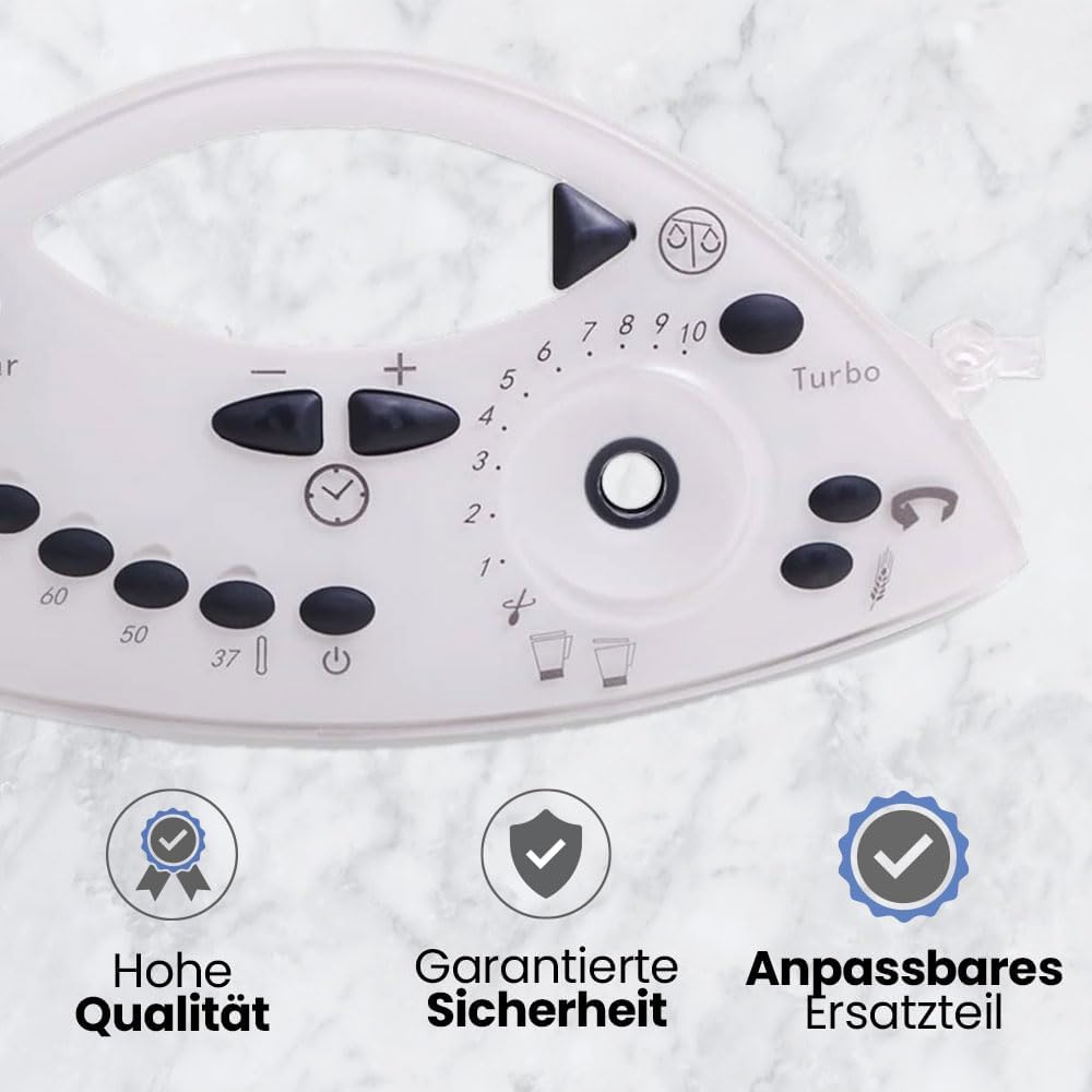 Anakel Home Komplette Frontblende Ersatzteil 30230 Kompatibel mit Thermomix TM31 | Bedienfeld und Ab
