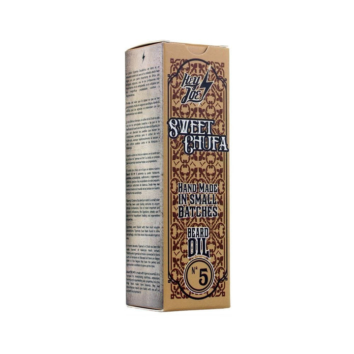 HEY JOE! Beard Oil N° 5 Sweet Chufa | Natürliches und Erfrischendes Bartöl Herren mit Zitronen- und